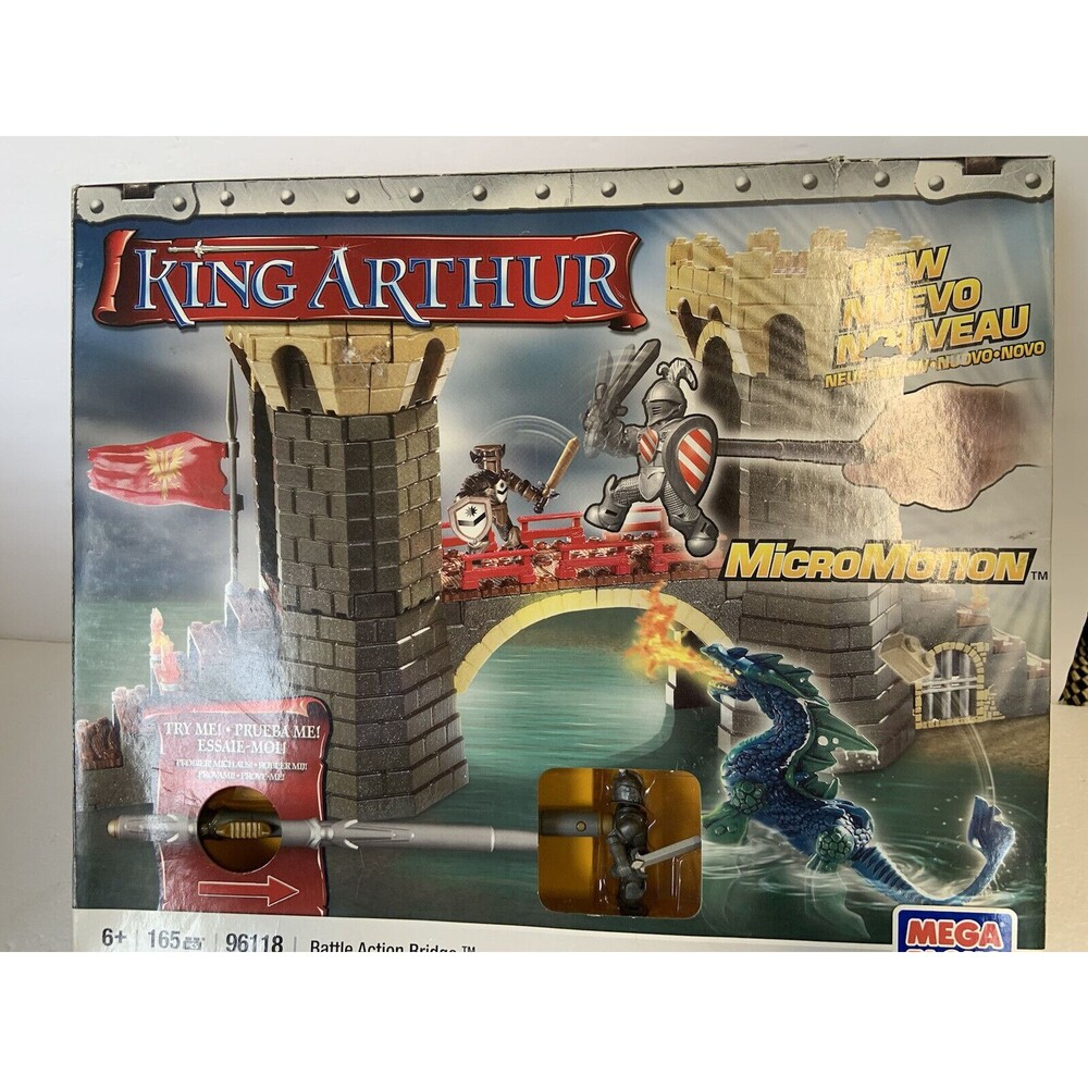 MEGA BLOKS, KING ARTHUR, BATTLE ACTION Bridge, #96118 , NEW IN BOX